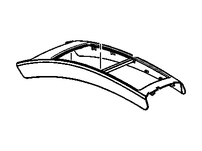 GM 89039924 Plate, Floor Console