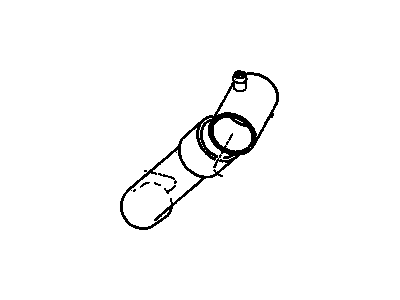 Pontiac J2000 Sunbird Air Intake Coupling - 10032944