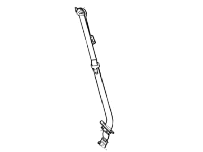 Chevy 19331796 BELT KIT,DRIVER SEAT (RETRACTOR SIDE)(W/PRE-TENSIONER)(INCLUDES 4,5,7)(GREY)