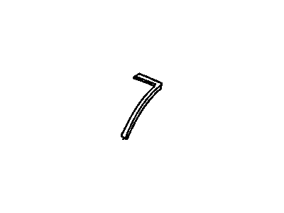 GM 25658277 Window Trim, Driver Side