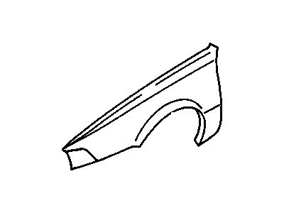 GM 22551231 Fender, Front Driver Side