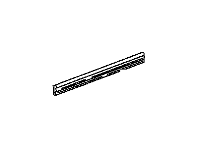 Cadillac 15740122 MOLDING,BODY SIDE LOWER REAR(BLACK)(58.0 MM)