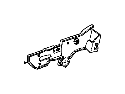 GM 20484909 Actuator Mount Bracket, Driver Side