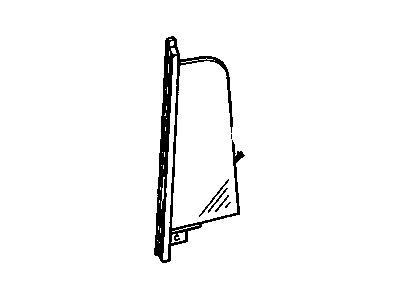 GM 20642088 Vent Glass, Passenger Side