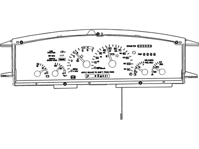 Pontiac Trans Sport Instrument Cluster - 16218152