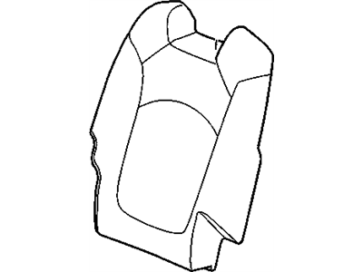 Buick 25797740 COVER,REAR SEAT BACK(CASHMERE)(WITH LEATHER SEAT BACK)(FOR 2ND DESIGN SEE 25938782)
