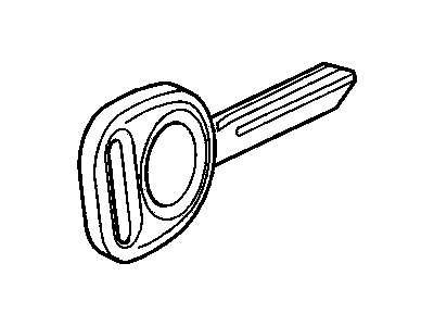 GM 89022338 Key, Ignition And Locks