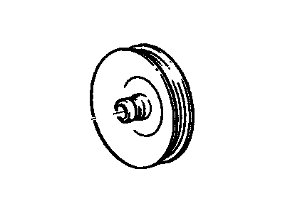 Chevy 12605677 PULLEY,P/S PUMP(PHYSICAL IDENTIFICATION CODE 4004 & 5677)