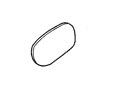 GM 12530715 Mirror Glass, Rear Driver Side