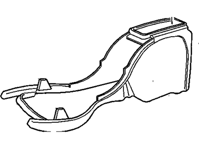 GMC Jimmy Center Console Base - 15004095