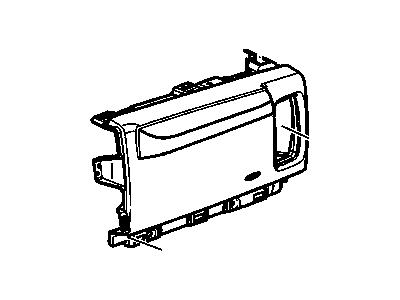 GMC 23370186 PAD,INSTRUMENT PANEL TRIM(EBONY)(W/O TRAY AND RETAINERS)(*KIT1)