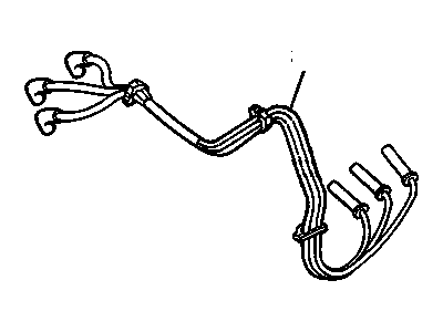 Chevy Celebrity Spark Plug Wires - 12192466