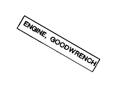 Pontiac 12537104 Engine