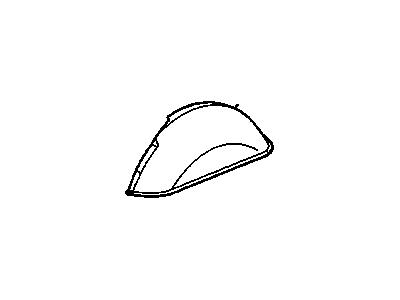 GM 15917244 Deadener, Fuel Door & Body Side