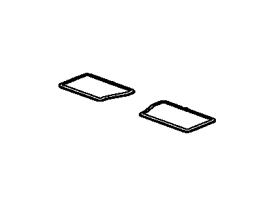 GM 19121928 Mat Package, Rear Floor(Carpet Insert)
