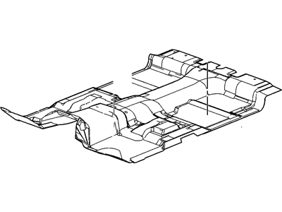 Chevy 25998540 MAT,FLOOR PANEL(BLACK)