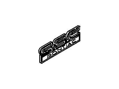 1994 Pontiac Bonneville Emblem - 25609496