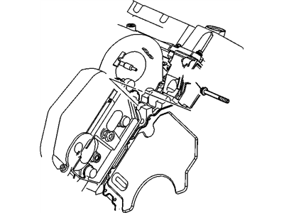 Cadillac 11561623 BOLT,P/S PUMP BRACKET(M8X1.25X83)(REDUCED BODY)SHORT)(8.900)
