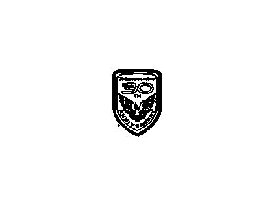 Pontiac Firebird Emblem - 10401296