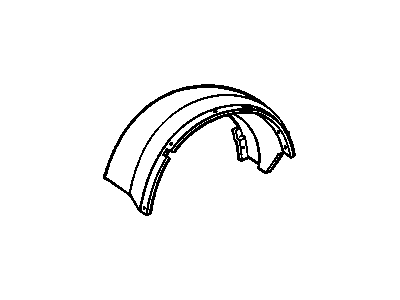 1993 Cadillac Seville Fender Splash Shield - 25638290