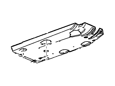 Buick 23134421 DEFLECTOR,UNDERBODY FRONT AIR(INCLUDES 7,8)