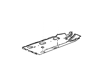 Buick 23134422 DEFLECTOR,UNDERBODY FRONT AIR(INCLUDES 7,8)