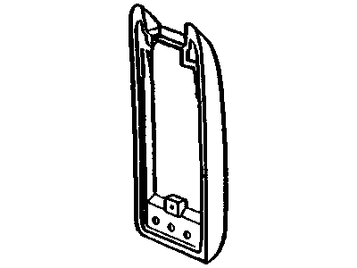 GM 15966589 Door, Seat Separator Console, Medium Beige, Front