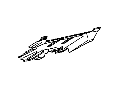 GM 10106646 Sound Absorber, Passenger Side