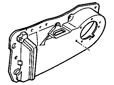 Oldsmobile 89019294 Barrier
