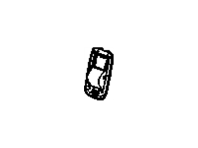 GMC 22971699 Seat Back Panel Bezel
