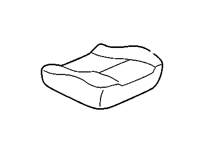 GM 89042269 Cover, Am7 - Rear Folding Bench Seat Cushion