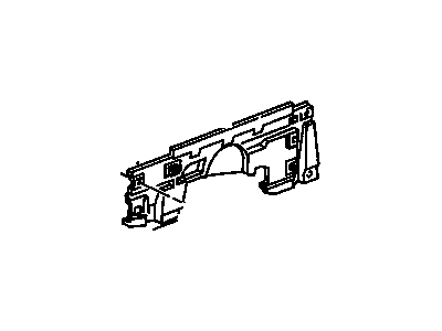 GM 10276503 Wheelhouse, Front Inner Driver Side