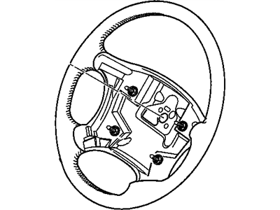 Oldsmobile 16823966 Steering Wheel