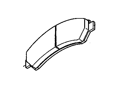 2003 GMC Sonoma Brake Pad - 19167303