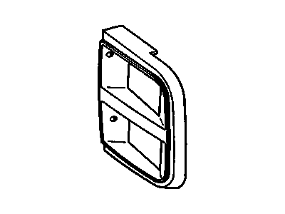 GM 14052297 Headlamp Assembly Bezel, Driver Side