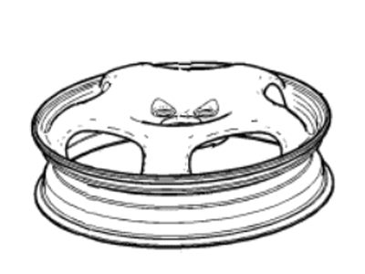 GM 22743350 Compact Spare, Rear