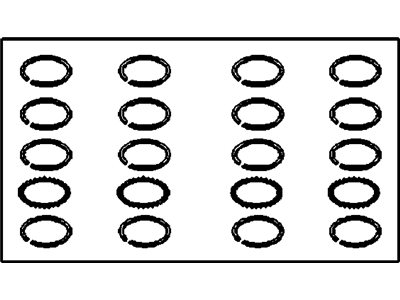 Pontiac 93740226 RING KIT,PISTON(OVERSIZE)(0.25MM)