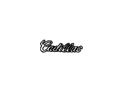Cadillac Brougham Emblem - 20688272