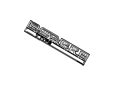 Buick 20646987 Nameplate