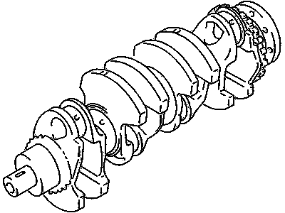 1999 Chevy Tracker Crankshaft - 91177626