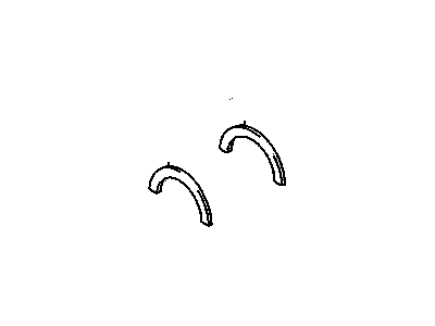 1999 Chevy Tracker Crankshaft Thrust Washer Set - 91174397