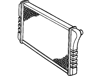 Cadillac 52493383 Radiator