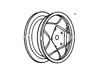 Pontiac Spare Wheel - 14102441