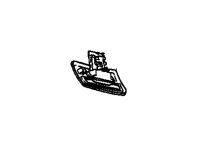 Cadillac 12538523 Roof Console