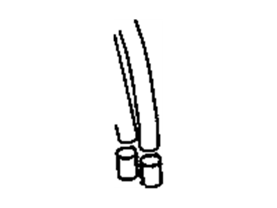 Chevy 560625 CONNECTOR,STRAIGHT,NYLON(3/16" HOSE)(PART OF 8)