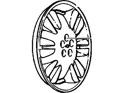1995 Chevy Lumina Wheel Cover - 9593786