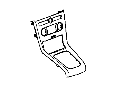 GM 20981102 Cover, Floor Console Compartment Door