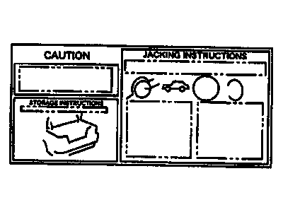 GM 94857418 Info Label