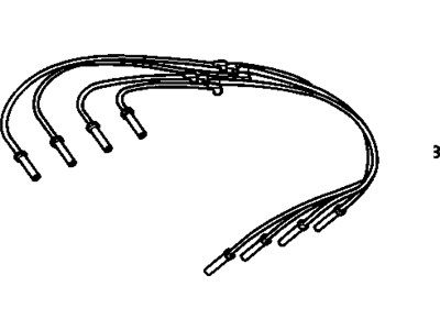 1992 Chevy Corvette Spark Plug Wires - 12073977