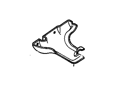 1990 Chevy Corvette Exhaust Heat Shield - 10128252